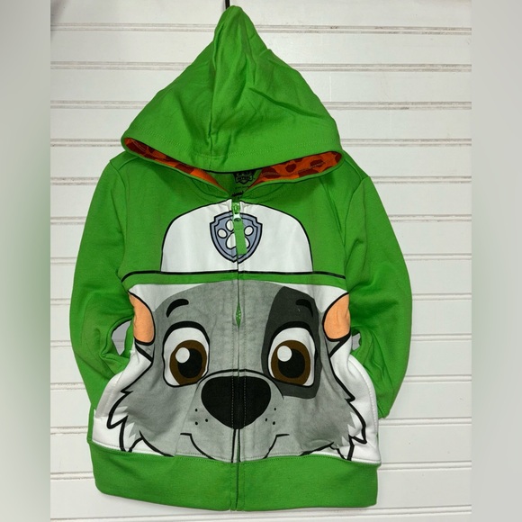 Nickelodeon Paw Patrol Rocky Green Hoodie New Size 4T - Picture 2 of 8